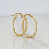 Yura Hoop Earrings 1.95 g / 1 in 18K Yellow Gold