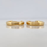 Winter Hoop Earrings 1.8 g / 3/4 in 18K Yellow Gold