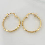 Kuki Hoop Earrings 1.55 g / 1 in 18K Yellow Gold