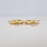 Jass Hoop Earrings 1.05 g / 1/2 in 18K Yellow Gold