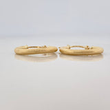 Candongas Cloe Escamada 1.9 g / 3/4 in Oro Amarillo 18K