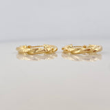 Jiah Hoop Earrings 1.9 g / 1 in 18K Yellow Gold