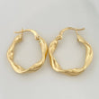 Hoop Earrings Bella 1.9 g / 1 in Yellow Gold 18K