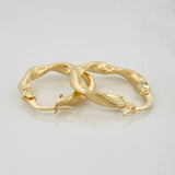 Hoop Earrings Bella 1.9 g / 1 in Yellow Gold 18K