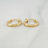 Cyrene Hoop Earrings 1 g / 3/4 in 18K Yellow Gold
