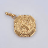 Dije San Benito 1.3gr / 2.5cm / Oro 18K $
