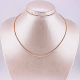 Cadena Tenis Diamantes 4,76Qts 4.6 g / 15 1/4 in / 2 mm Oro Rosa 18K