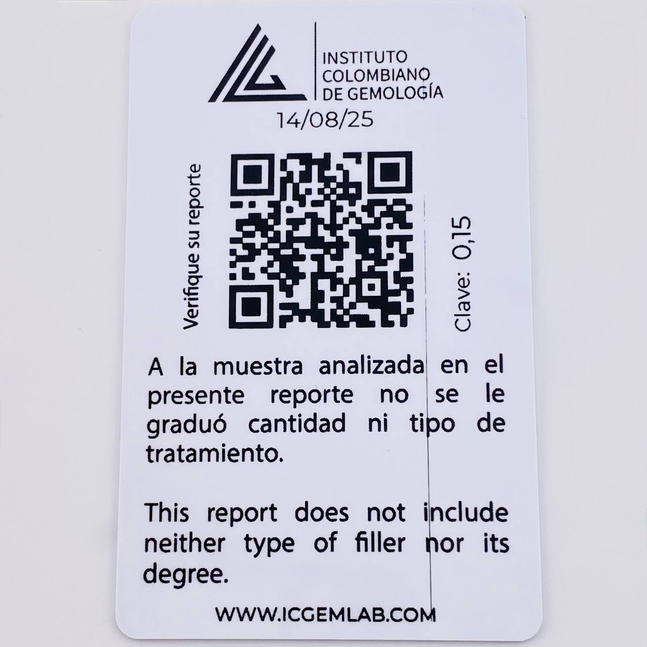 Topos Cubo Esmeralda 15Pts 1.5 g / 1/2 in Oro Amarillo 18K