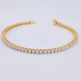 Pulso Tenis Diamantes 3,79 Qts 11.05 g / 7 1/4 in / 2.6 mm Oro Amarillo 18K