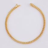 Pulso Tenis Diamantes 3,79 Qts 11.05 g / 7 1/4 in / 2.6 mm Oro Amarillo 18K