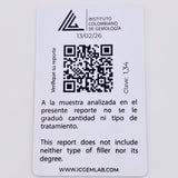 Dije Corazon Tupido Esmeralda 1,34 Qts Diamante 18Pts 3 g / 3/4 in Oro Amarillo 18K