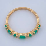 Emerald Figures Churumbela Ring 2gr / Size 6 3/4 / 18K Gold +