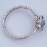 Snowflake Diamond Ring 2.2g / Size 6 1/4 / 18K White Gold %