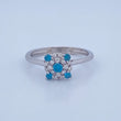Snowflake Diamond Ring 2.2g / Size 6 1/4 / 18K White Gold %