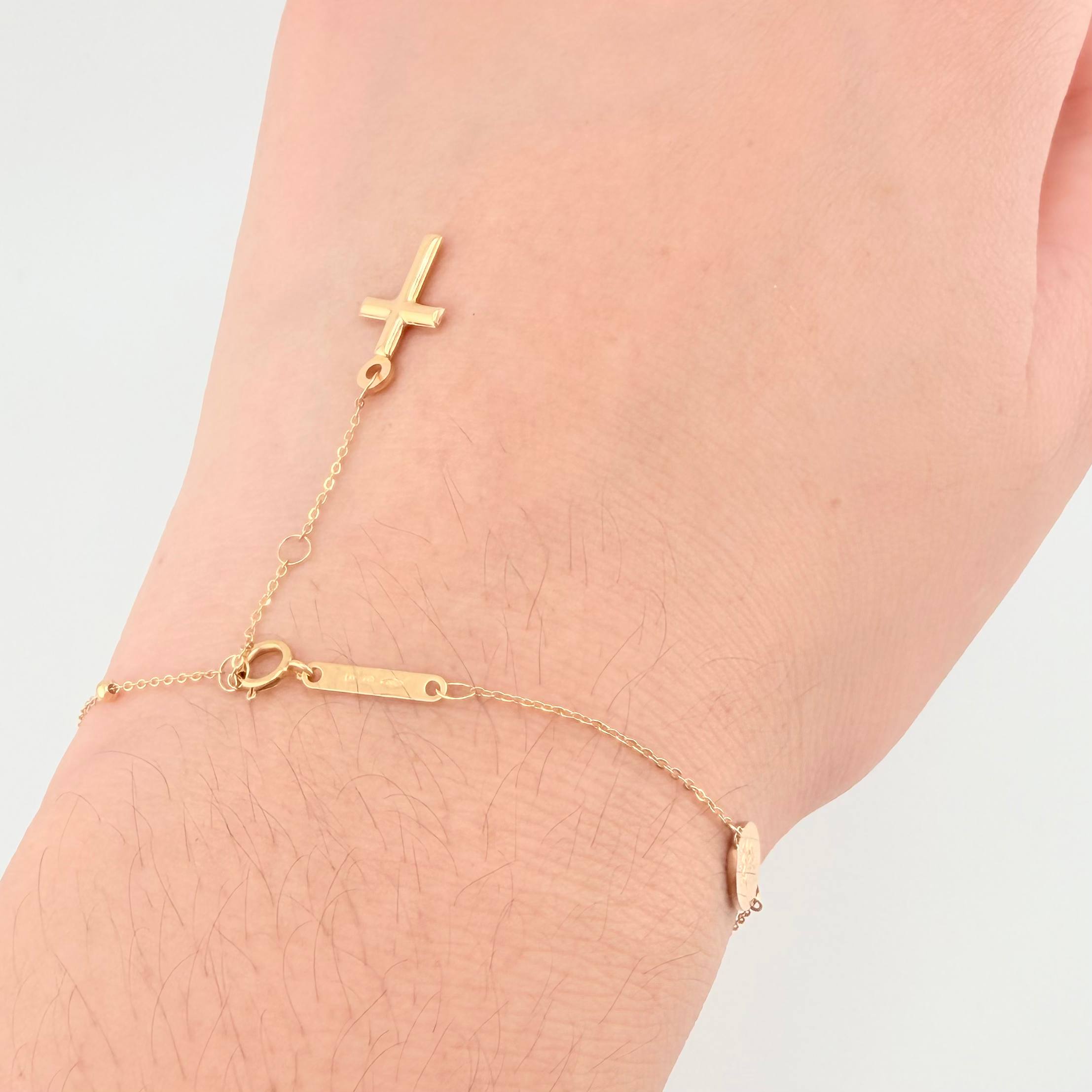 Pulso Denario 1.4gr / 8 3/4 in / 1.8mm Oro Amarillo +4 18K ©