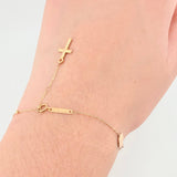 Pulso Denario 1.4gr / 8 3/4 in / 1.8mm Oro Amarillo +4 18K ©