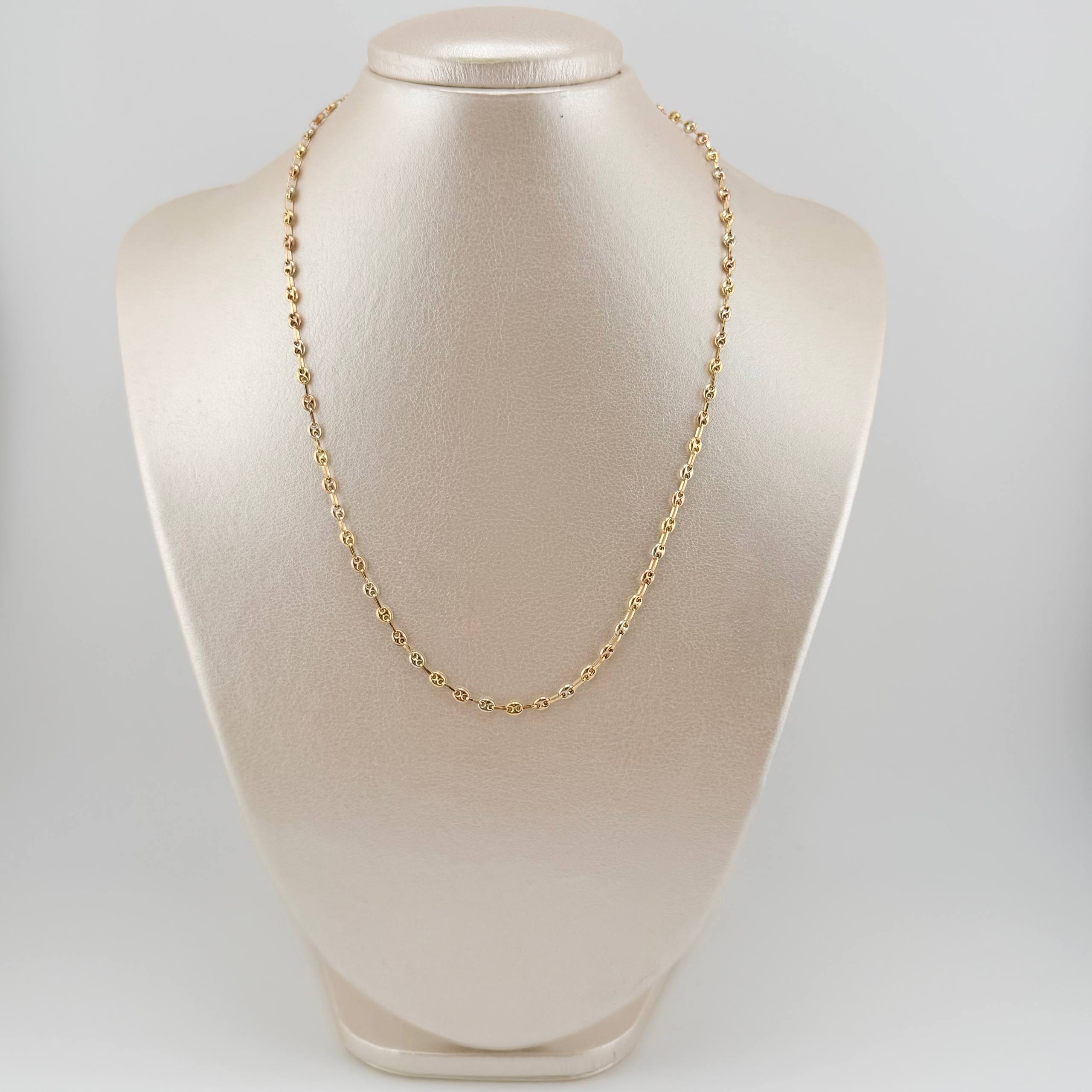 Cadena Gucci 5gr / 18 in / 3.7mm Tres Oros 18K ©