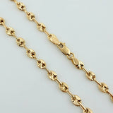 Cadena GC 5.3gr / 17 1/4 in / 3.3mm Oro Amarillo 18K