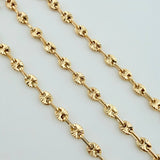 Cadena GC 5.3gr / 17 1/4 in / 3.3mm Oro Amarillo 18K
