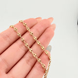 Cadena GC 5.3gr / 17 1/4 in / 3.3mm Oro Amarillo 18K