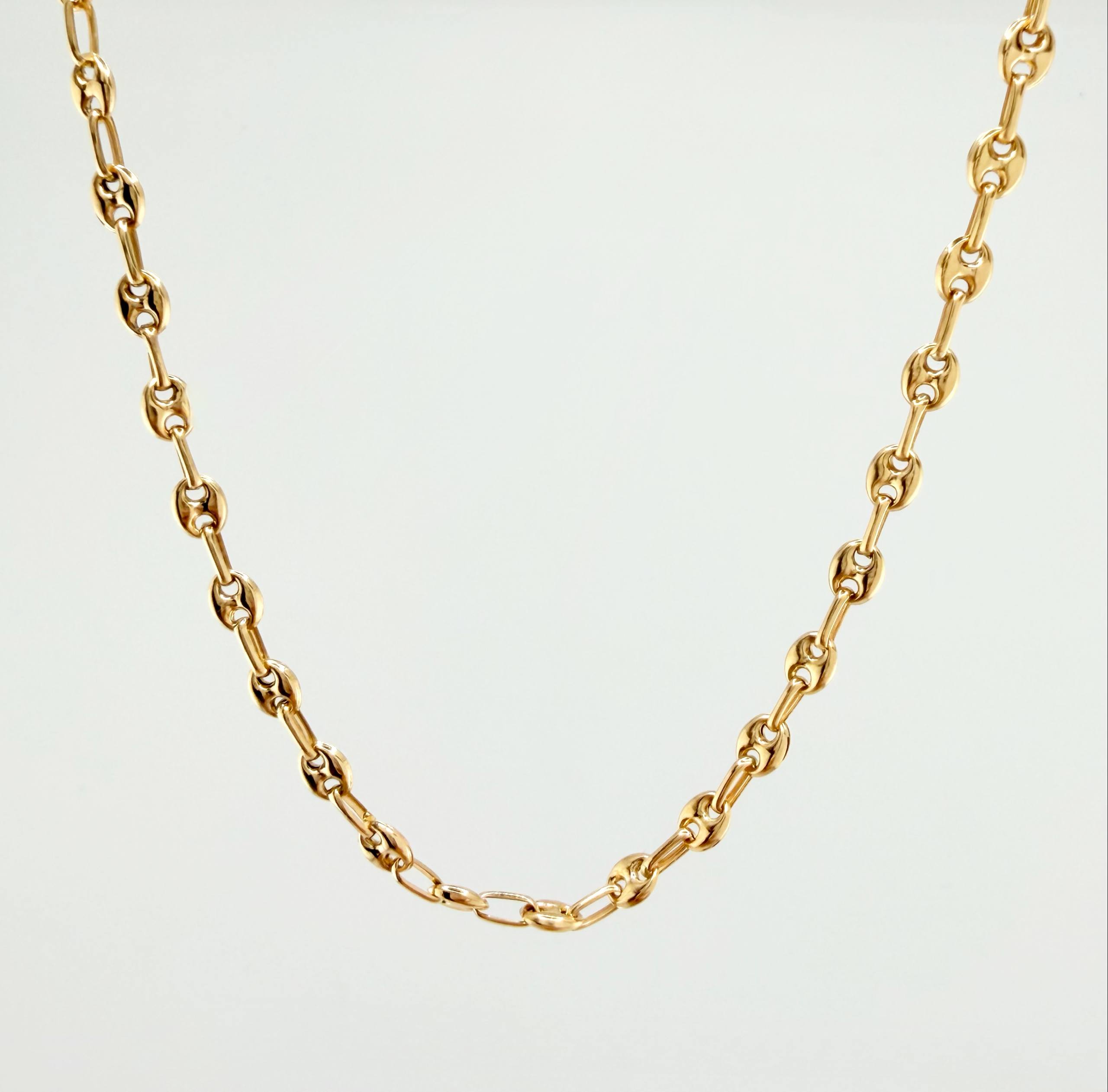 Cadena GC 7.45gr / 19 3/4 in / 3.3mm Oro Amarillo 18K