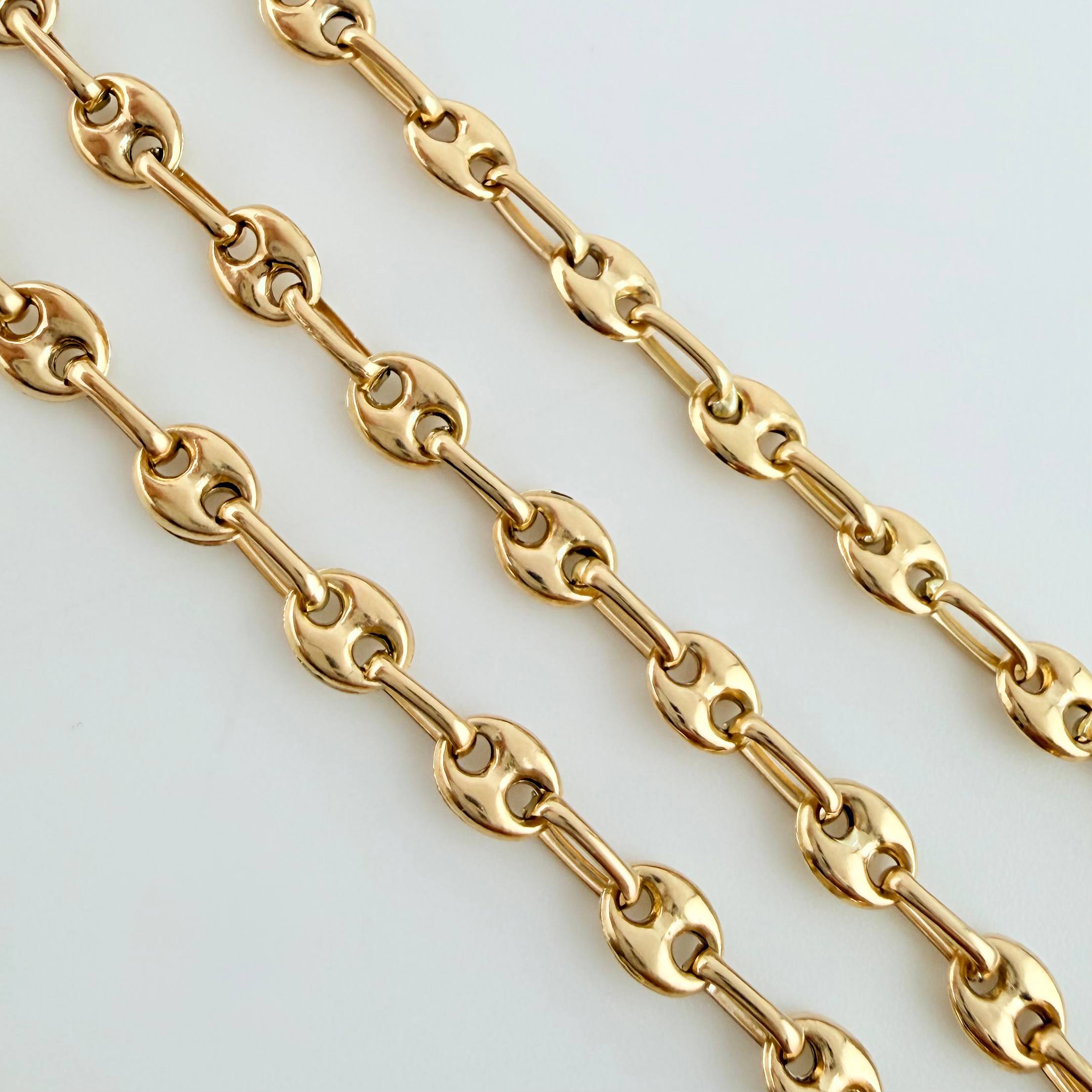 Cadena GC 5.6gr / 17 3/4 in / 3.3mm Oro Amarillo 18K ©