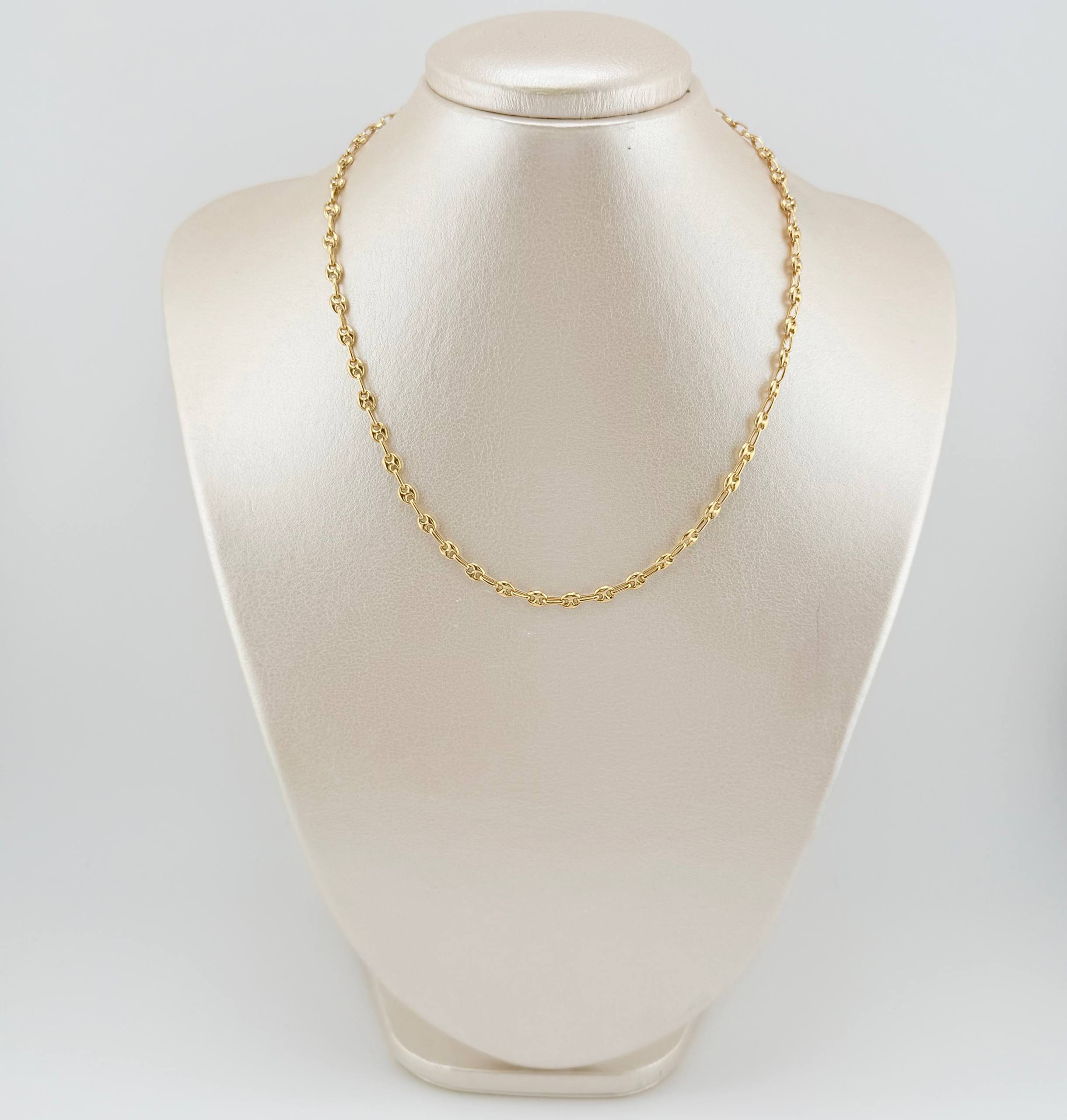 Cadena GC 5.7gr / 18 in / 3.7mm Oro Amarillo 18K