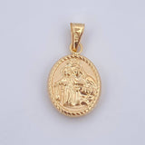 Pendant Virgin of Carmen 1.45gr / 2.8cm (1.1in) / 18K Gold $