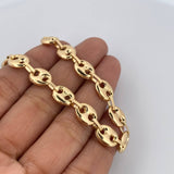 Pulso GC 9.2gr / 22cm / 8mm Lisa Oro Amarillo 18K &