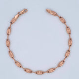 Diamond-Cut Link Bracelet 4.9gr / 8.5in / 18K Gold $