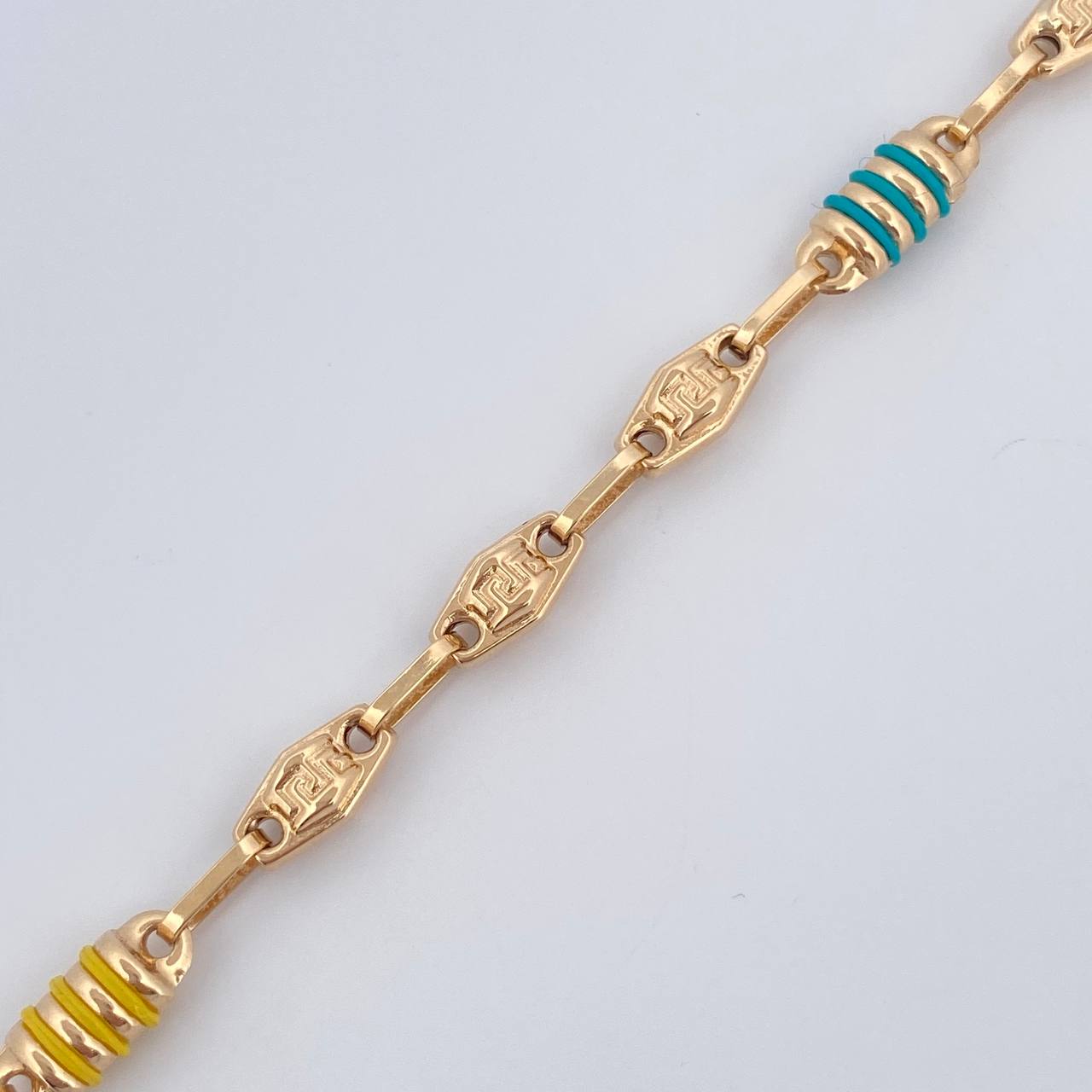 Rustic Tribal Bracelet 5.5gr / 8.5in / 18K Gold $