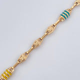 Rustic Tribal Bracelet 5.5gr / 8.5in / 18K Gold $