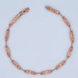 Pulso Eslabon Diamantado 4.65gr / 22cm / Oro 18K $