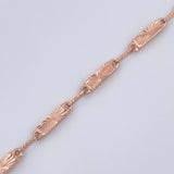 Pulso Eslabon Diamantado 4.65gr / 22cm / Oro 18K $