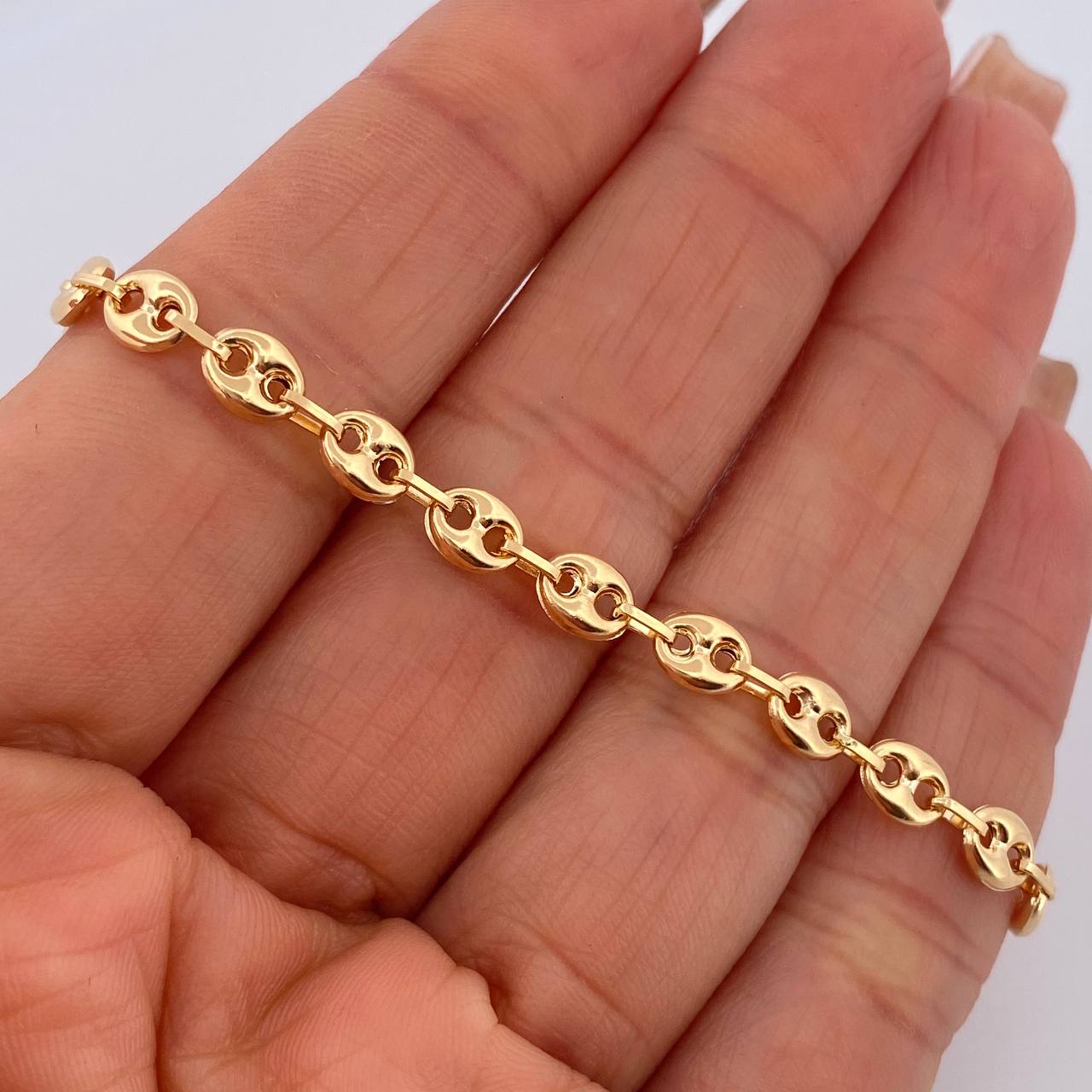 Tobillera GC 4.8gr / 26.8cm / Oro 18K $