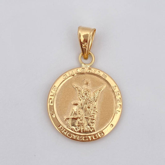 Dije Angel de la Guarda 1.25gr / 2.5cm / Oro 18K $