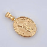 Dije San Miguel Arcangel 1.7gr / 3cm / Oro 18K $