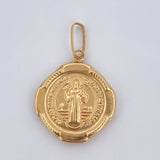Dije San Benito 1.35gr / 2.5cm / Oro 18K $