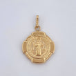 Dije San Benito 1.3gr / 2.5cm / Oro 18K $