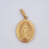 Dije Virgen Milagrosa 1.9gr / 3cm / Oro 18K $