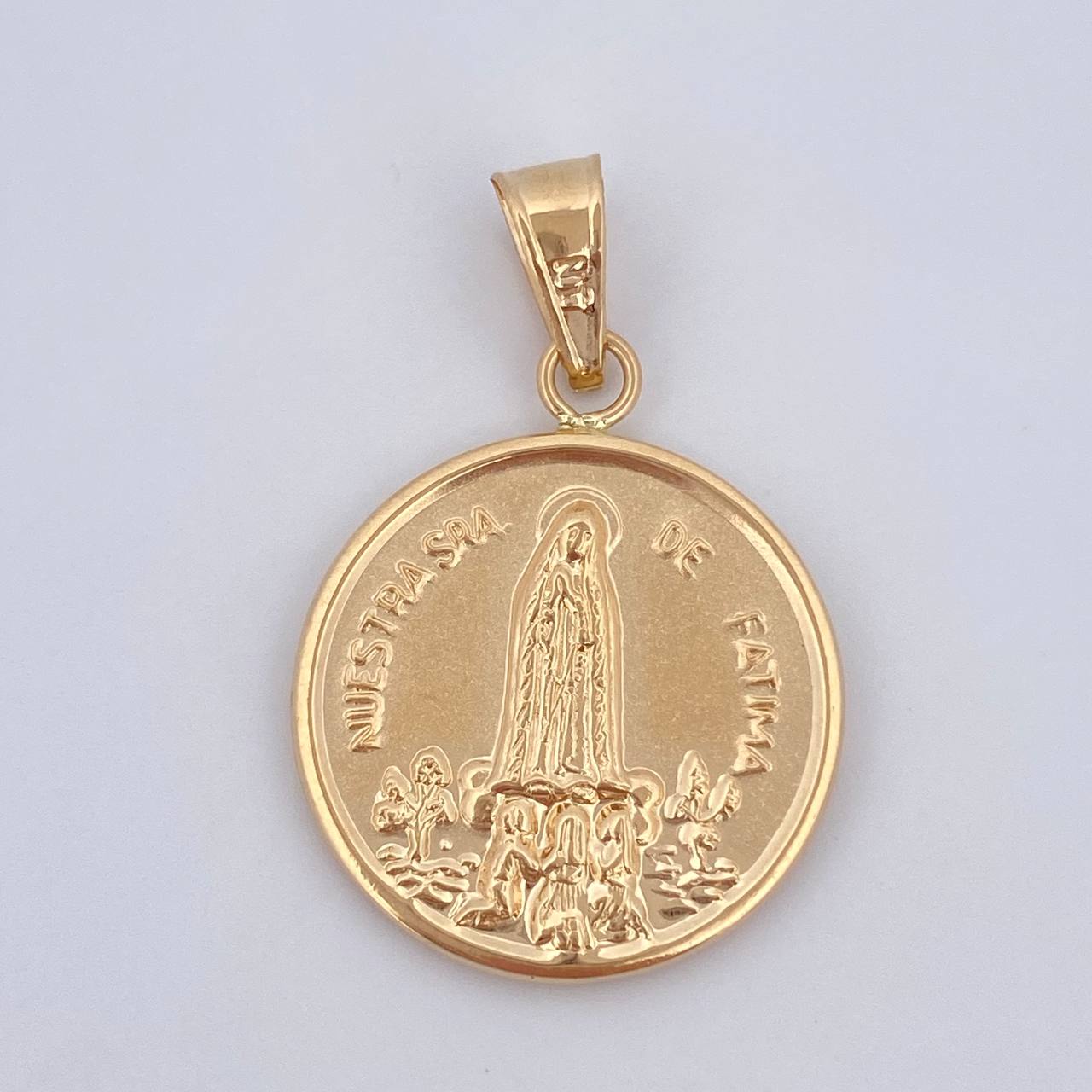 Dije Virgen de Fatima 2.05gr / 3cm / Oro 18K $