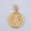 Dije Virgen de Fatima 2.05gr / 3cm / Oro 18K $