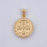 Pendant 1.35gr / 1.0in / 18K Gold $