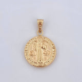 Dije San Benito 1.35gr / 2.5cm / Oro 18K $