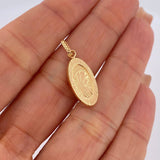 Dije Virgen Maria 1.05gr / 2.5cm / Oro 18K $