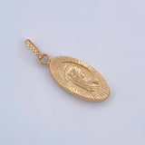 Dije Virgen Maria 1.05gr / 2.5cm / Oro 18K $