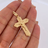 Pendant Christ Cross 1.6gr / 4cm / 18K Gold $