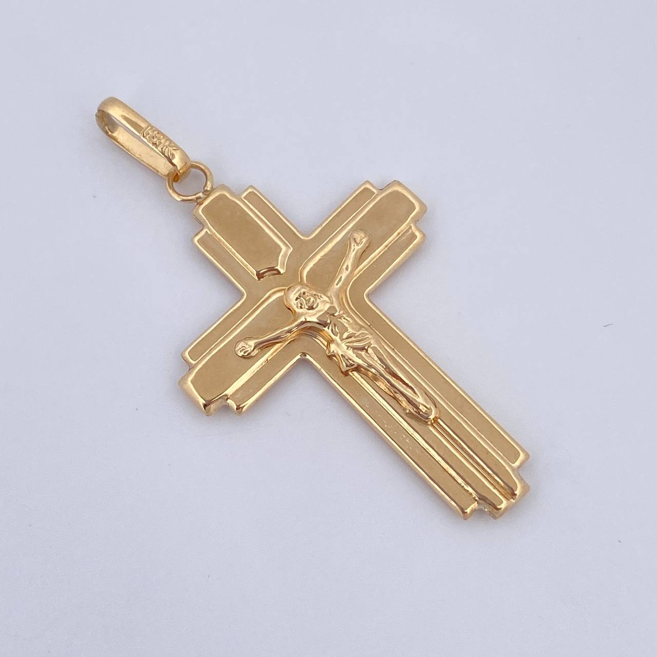 Pendant Christ Cross 1.6gr / 4cm / 18K Gold $
