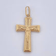 Pendant Christ Cross 1.75gr / 4cm / 18K Gold $