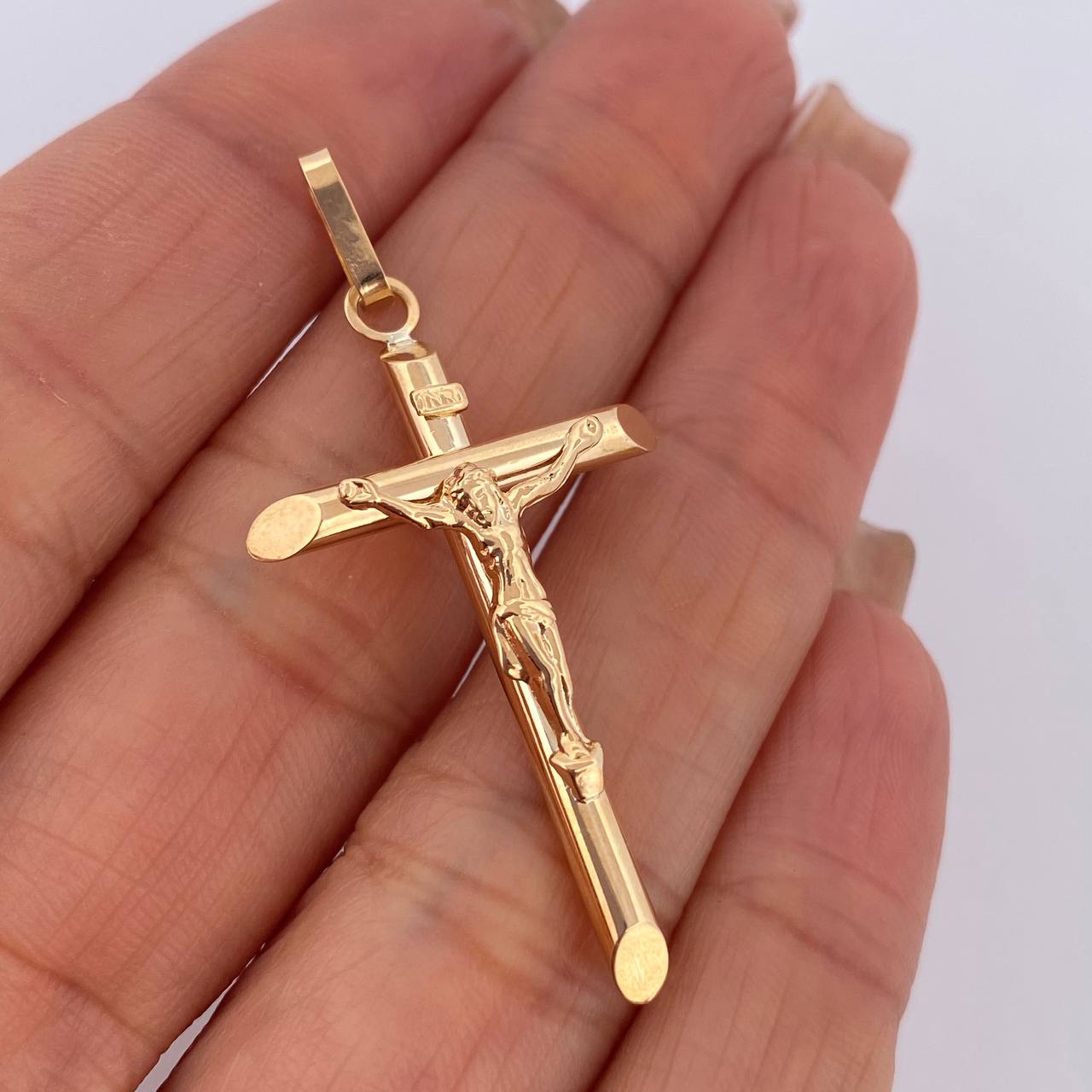 Pendant Christ Cross 2gr / 4.6cm / 18K Gold $